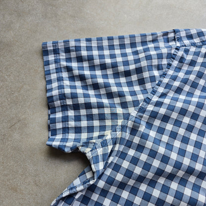 Nautica Check Short Sleeve Button Up Shirt - XL