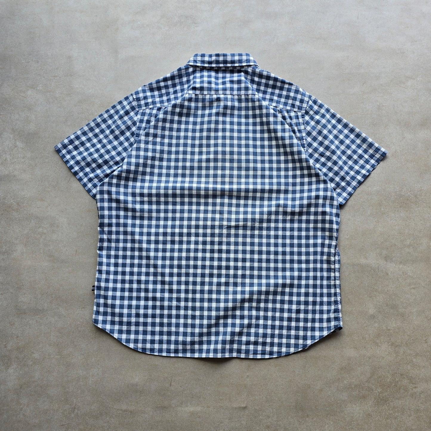 Nautica Check Short Sleeve Button Up Shirt - XL