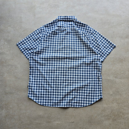 Nautica Check Short Sleeve Button Up Shirt - XL