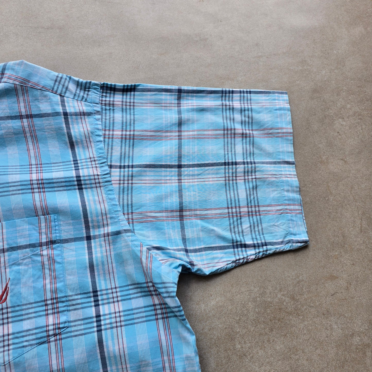 Vintage 2000's Nautica Short Sleeve Button Up Shirt - XXL