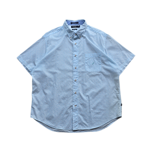 Nautica Short Sleeve Button Up Shirt - XL