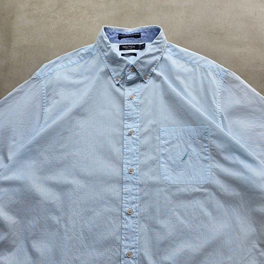 Nautica Short Sleeve Button Up Shirt - XL