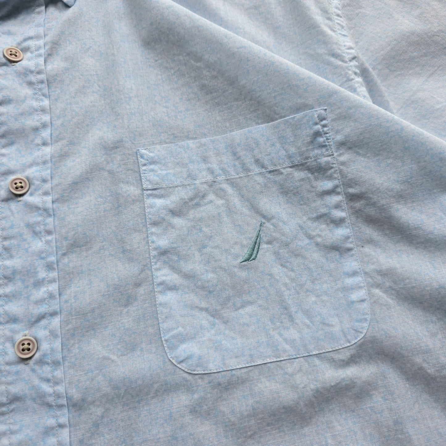 Nautica Short Sleeve Button Up Shirt - XL