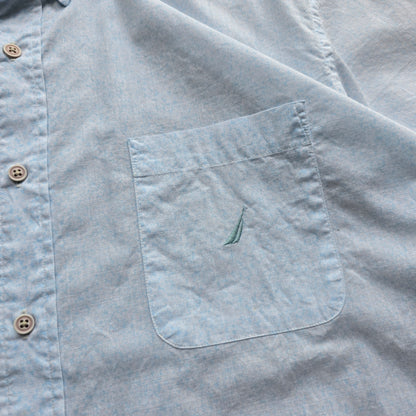 Nautica Short Sleeve Button Up Shirt - XL