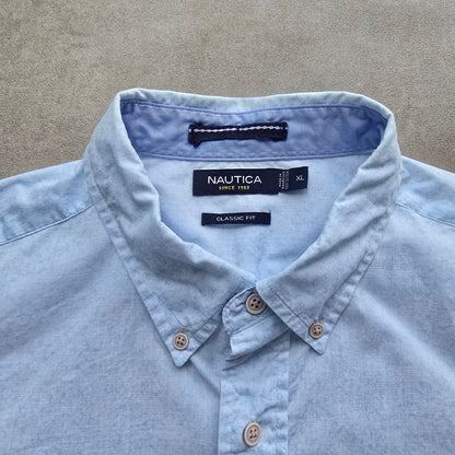 Nautica Short Sleeve Button Up Shirt - XL
