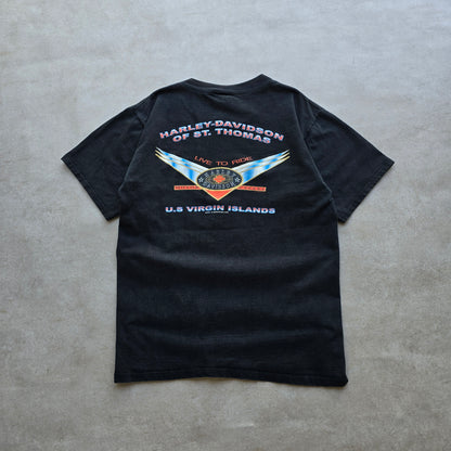 Vintage Harley Davidson U.S Virgin Islands Tee - S