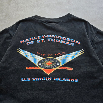 Vintage Harley Davidson U.S Virgin Islands Tee - S