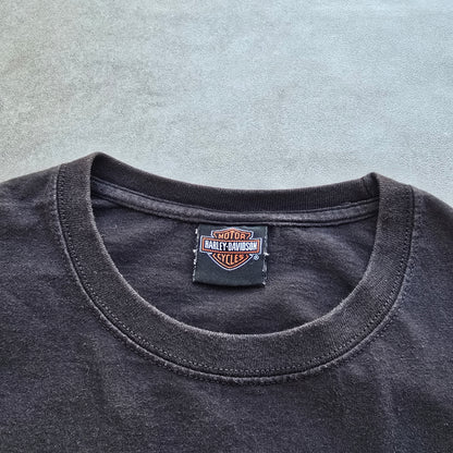Harley Davidson Skull Sleeve Hit Long Sleeve Tee - L