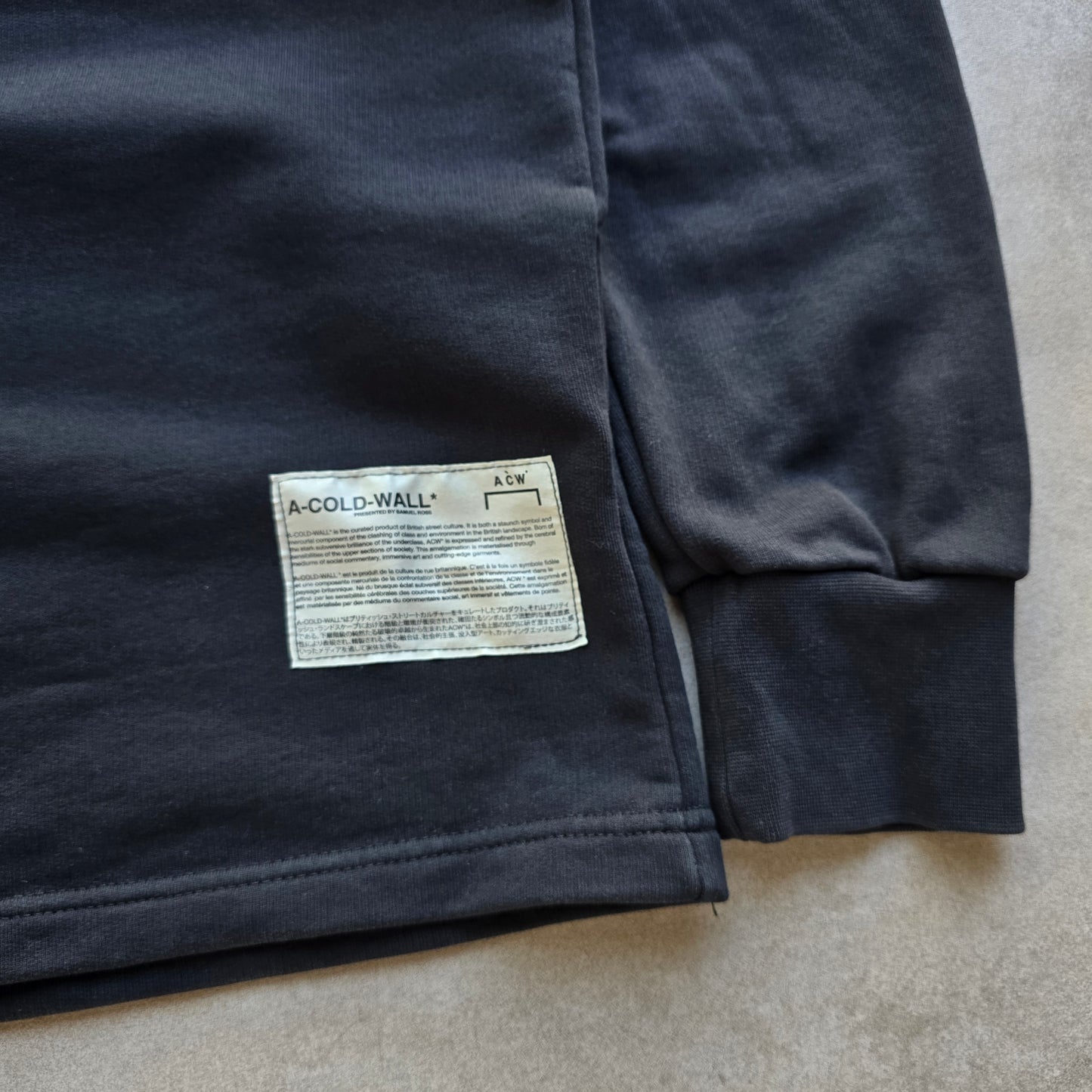 A-Cold-Wall Logo Oversized Sweatshirt - M