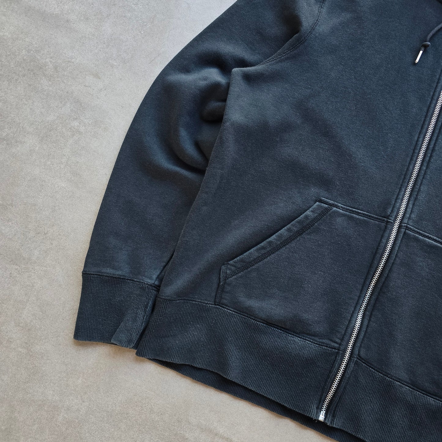 Nike Full Zip Embroidered Mini Swoosh Hoodie - L