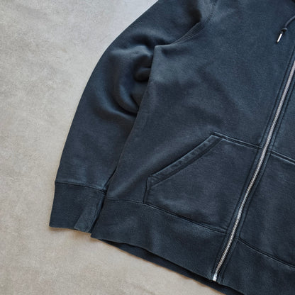 Nike Full Zip Embroidered Mini Swoosh Hoodie - L