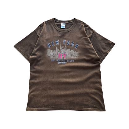 Vintage 2000's New York The Empire State Tee - L
