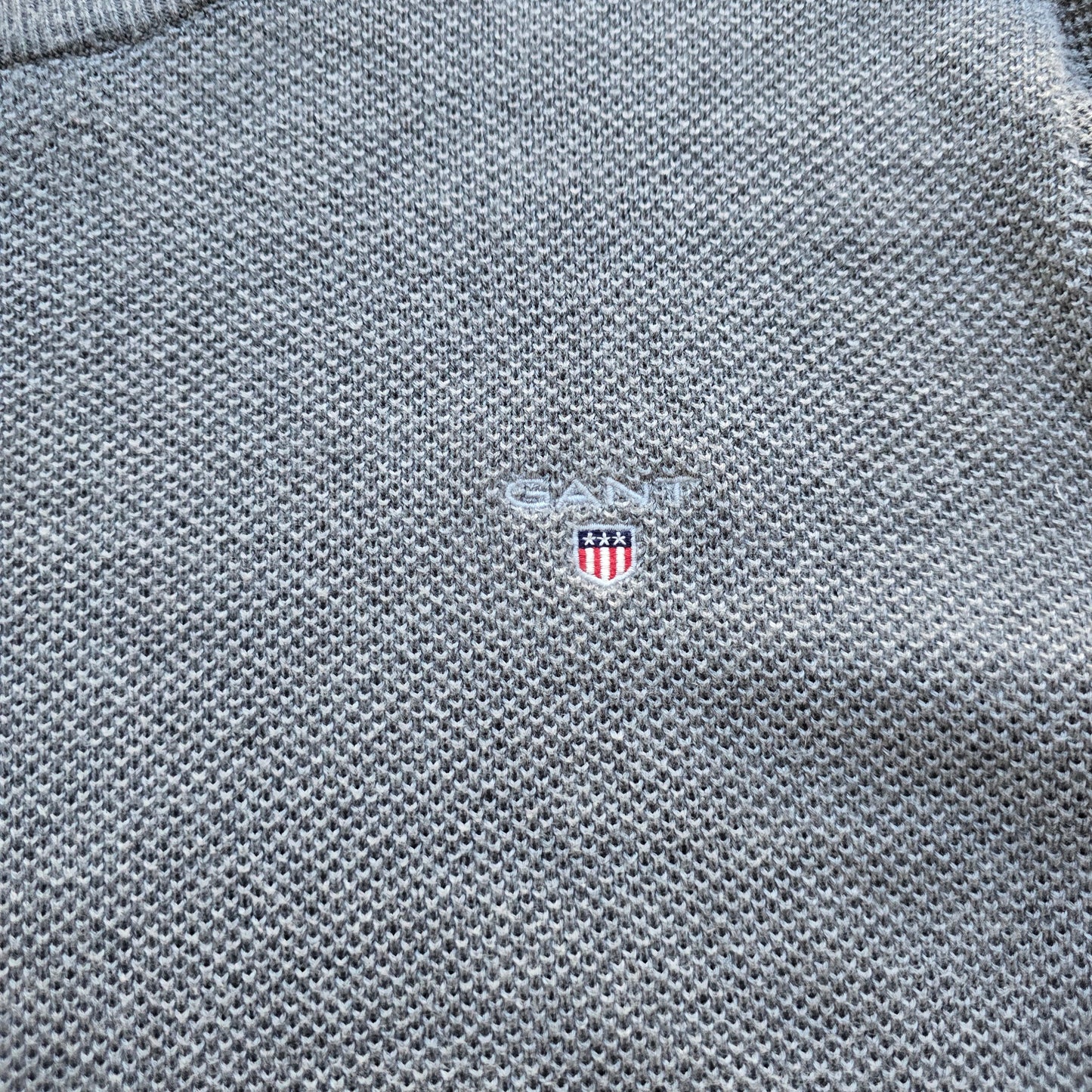 Gant Lightweight Knit Grey Sweater - L