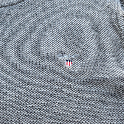 Gant Lightweight Knit Grey Sweater - L