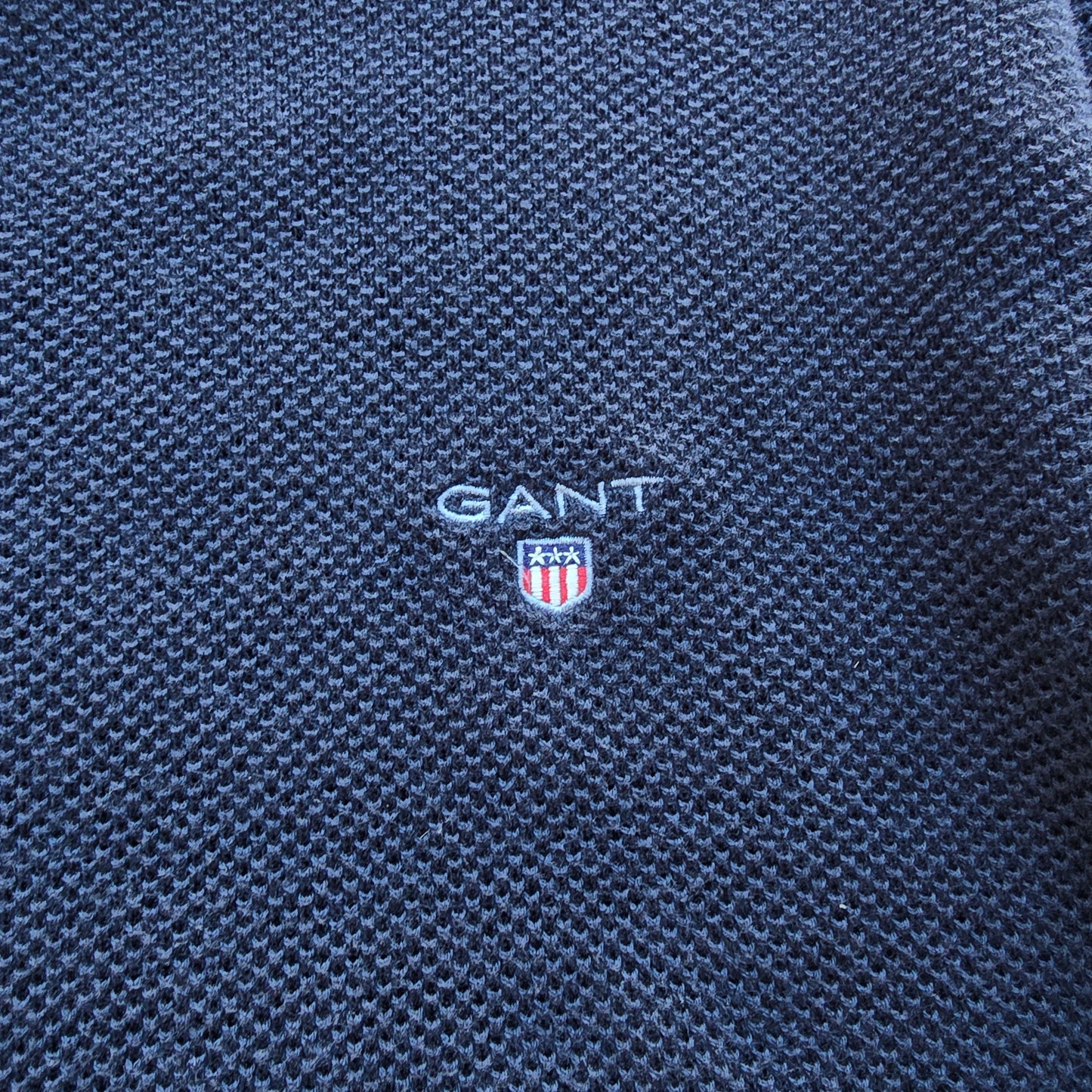 Gant Lightweight Knit Navy Sweater - L/XL
