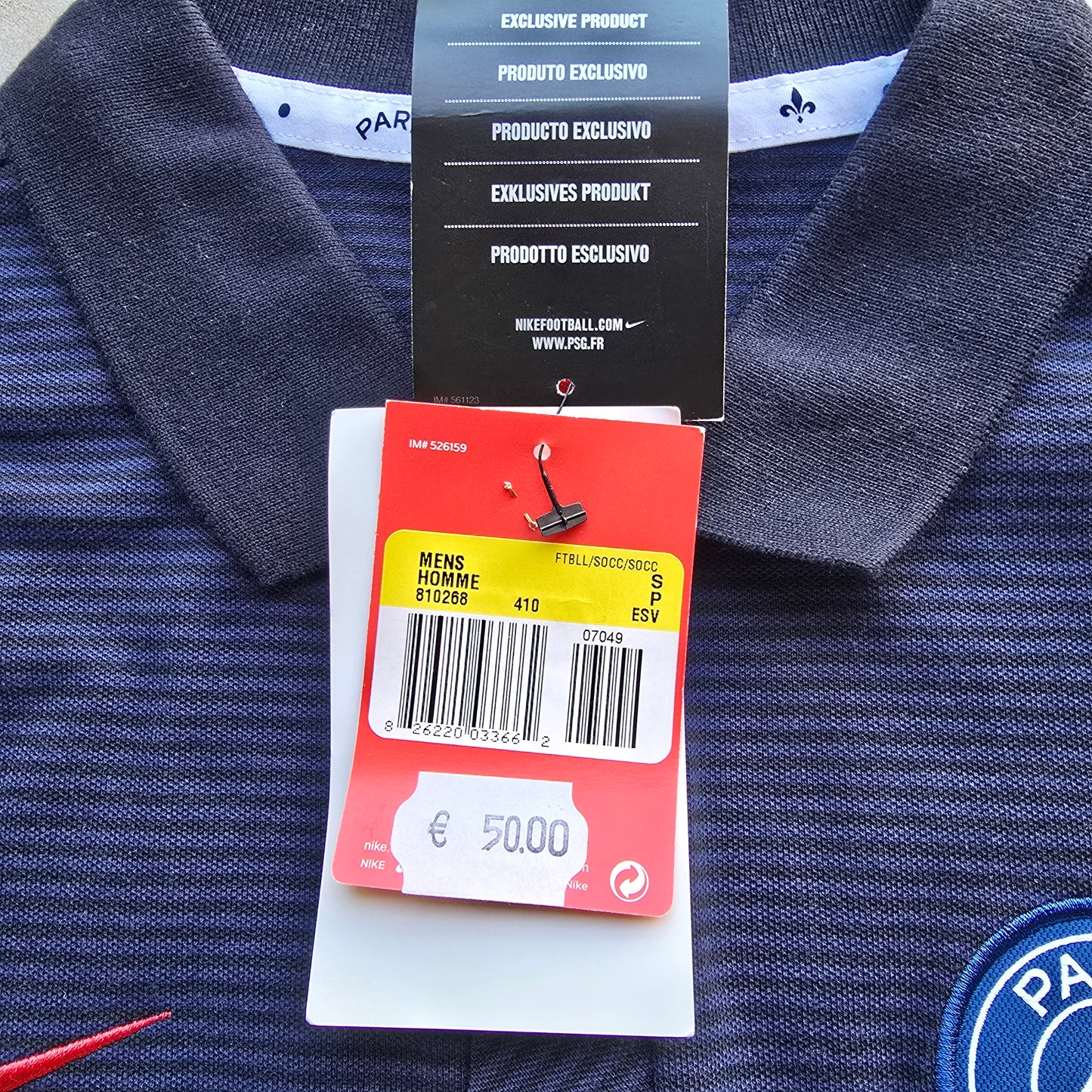 Nike PSG Paris Saint Germain Polo Shirt (NEW) - M