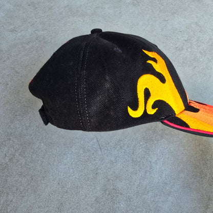 Vintage Ford Mustang Embroidered Flames Hat