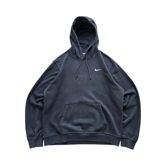 Vintage 2000's Nike Embroidered Mini Swoosh Hoodie - M/L
