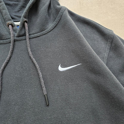 Vintage 2000's Nike Embroidered Mini Swoosh Hoodie - M/L