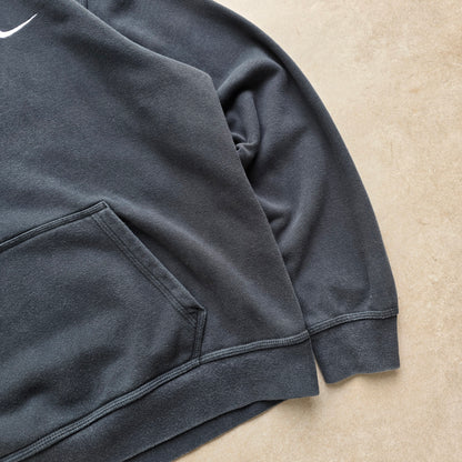 Vintage 2000's Nike Embroidered Mini Swoosh Hoodie - M/L