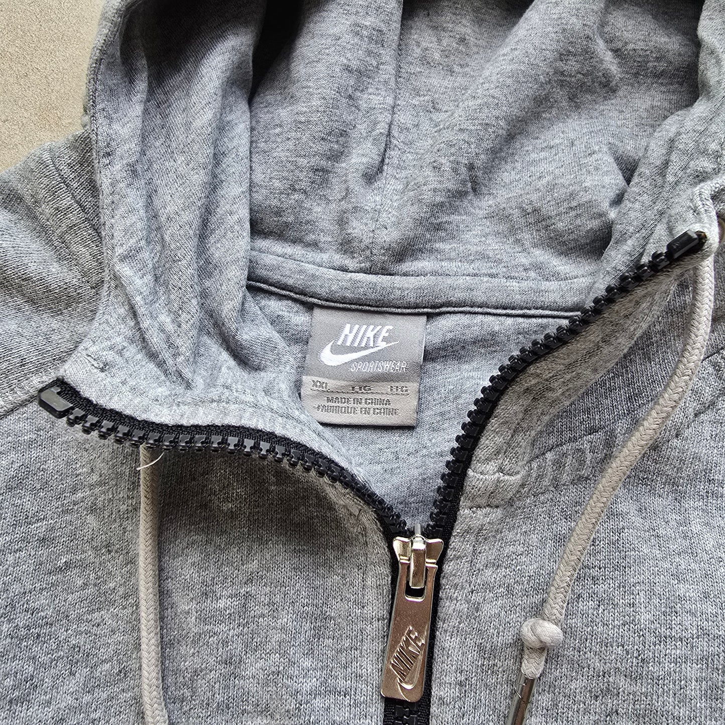 Vintage Nike Full Zip Hoodie - XL