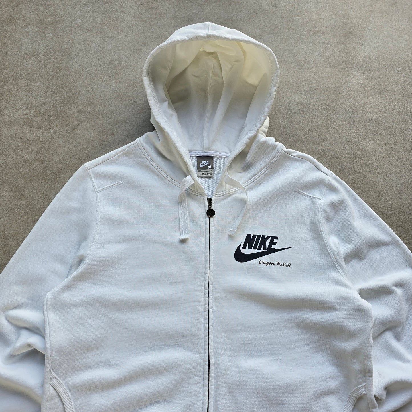 Vintage Nike Oregon Full Zip Hoodie - M/L