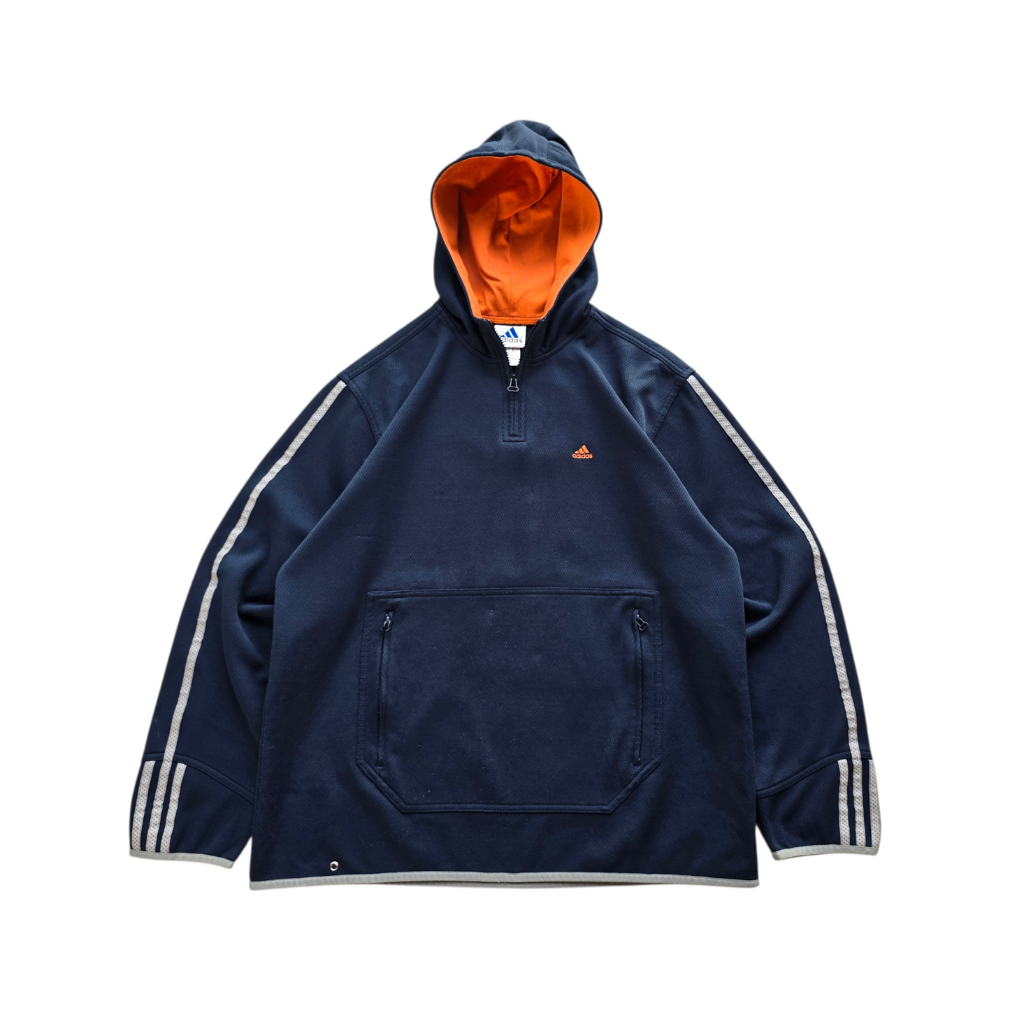 Vintage Adidas 1/4 Zip Hoodie - M