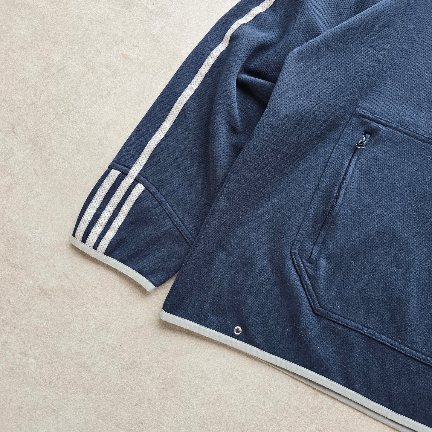 Vintage Adidas 1/4 Zip Hoodie - M