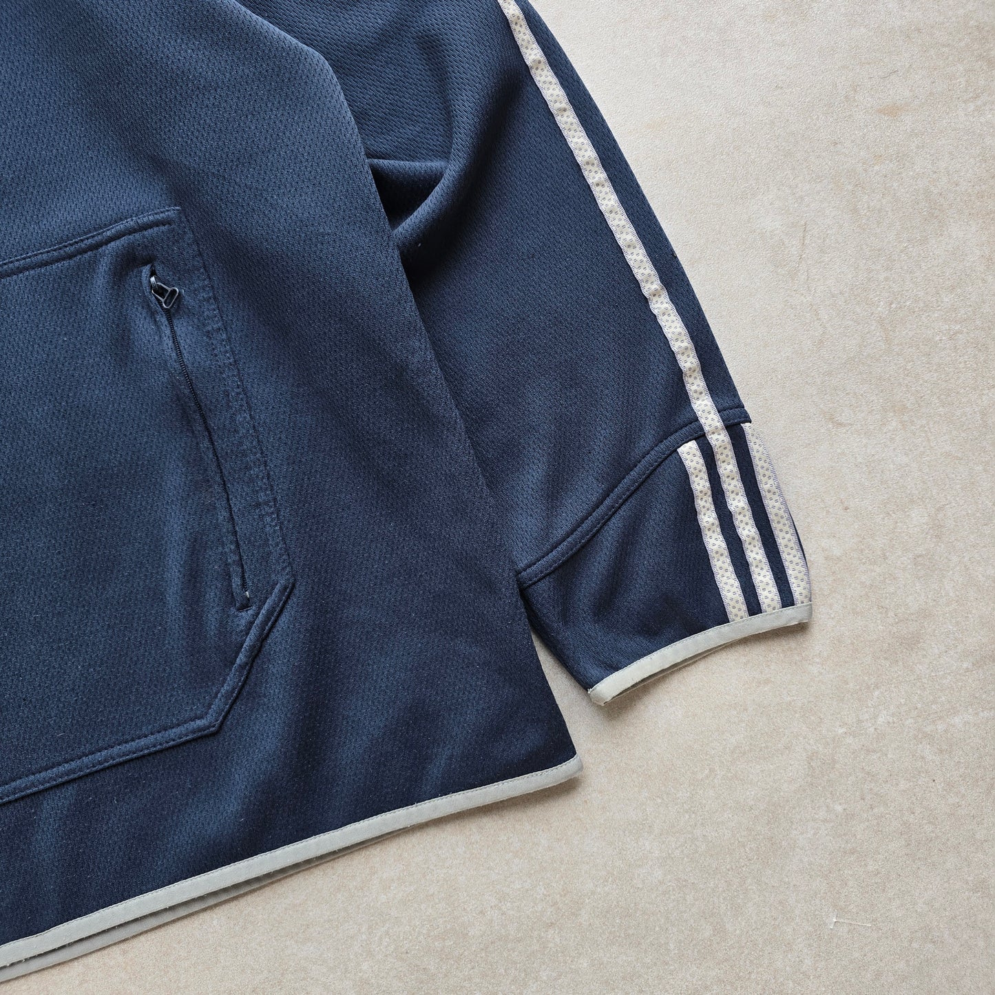 Vintage Adidas 1/4 Zip Hoodie - M