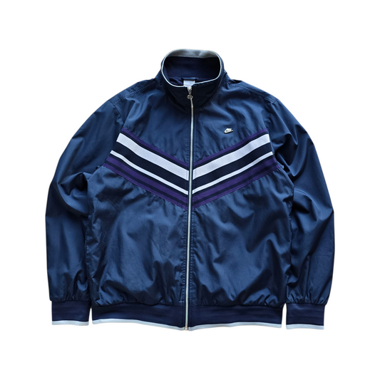 Vintage Nike Metal Logo Track Jacket - M