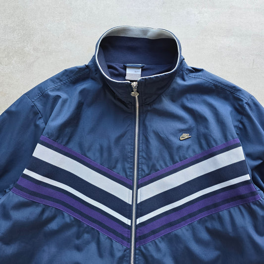 Vintage Nike Metal Logo Track Jacket - M
