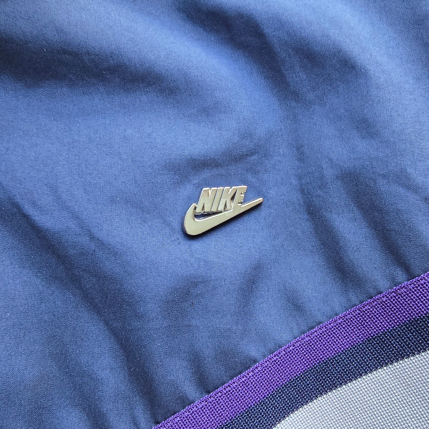 Vintage Nike Metal Logo Track Jacket - M