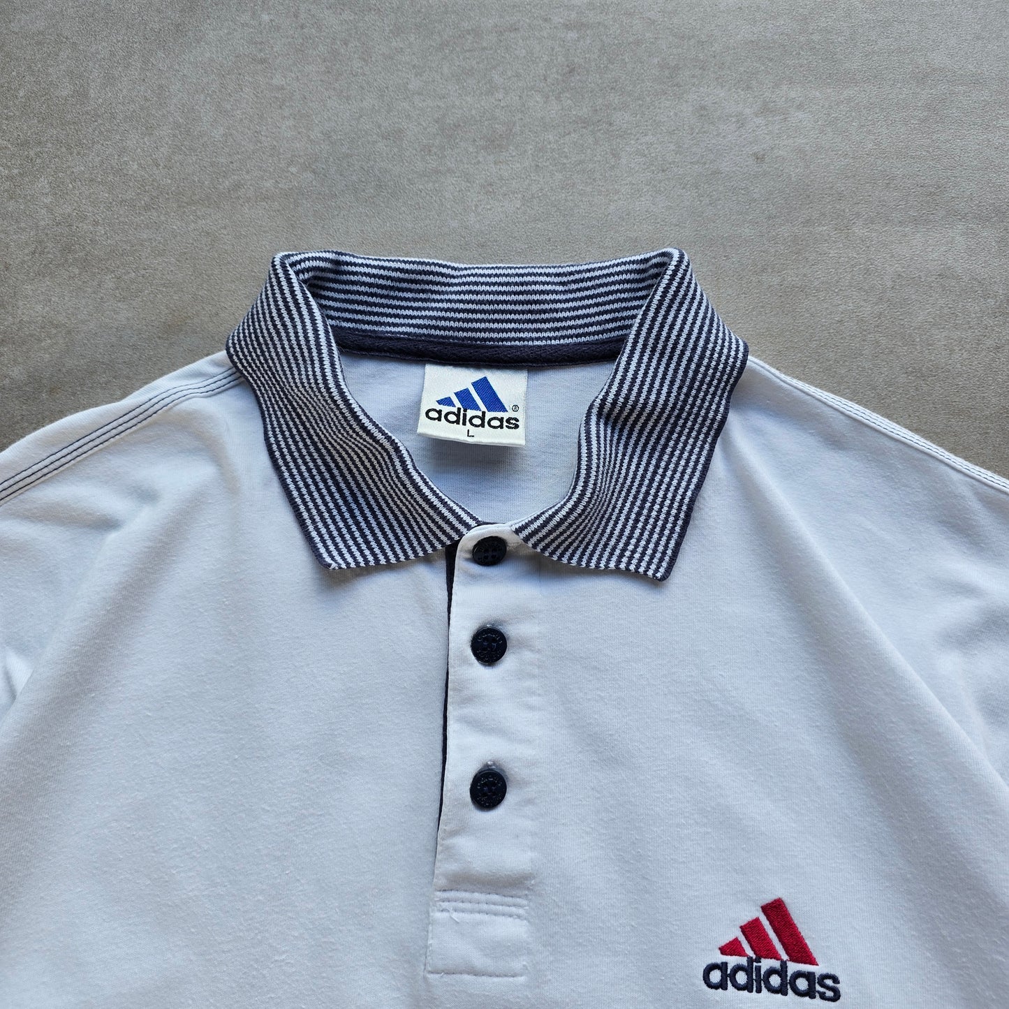Vintage Adidas Polo Shirt - M