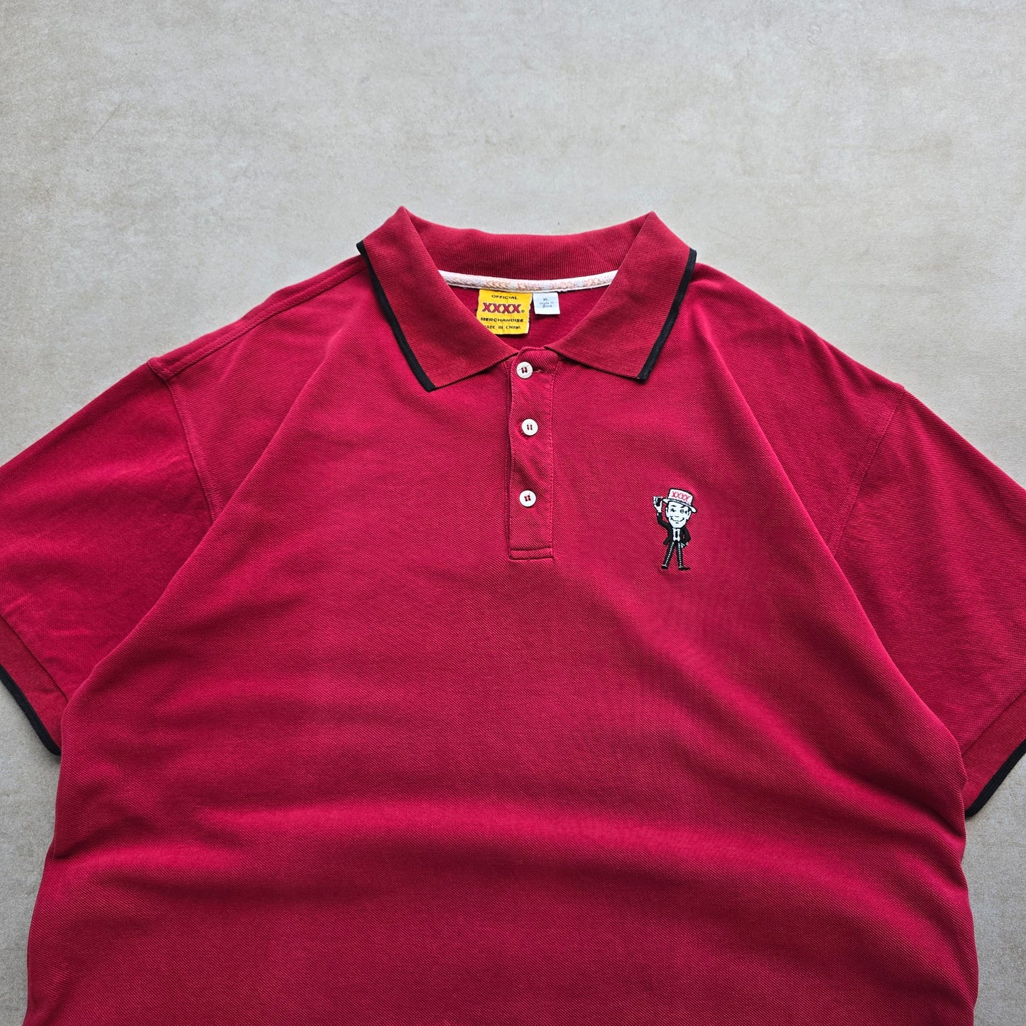 Vintage XXXX Gold Beer Polo Shirt - XL