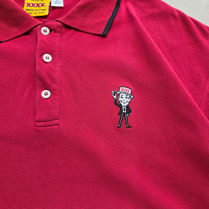 Vintage XXXX Gold Beer Polo Shirt - XL