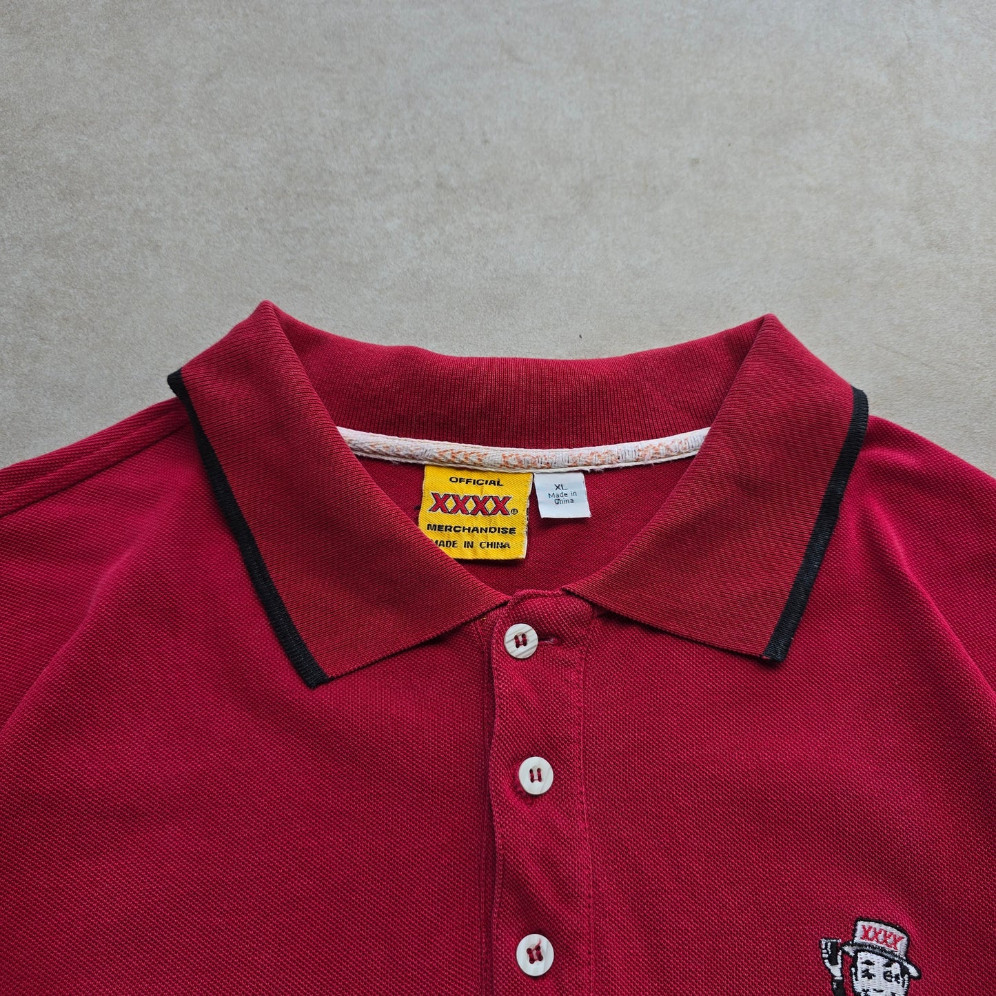 Vintage XXXX Gold Beer Polo Shirt - XL