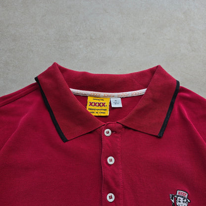 Vintage XXXX Gold Beer Polo Shirt - XL