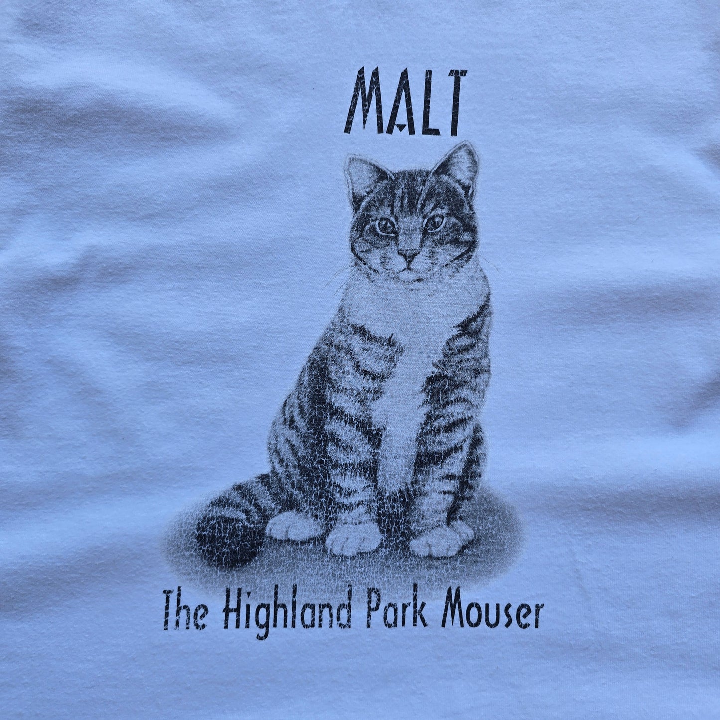 Vintage 90's Malt The Highland Park Mouser Cat Tee - M