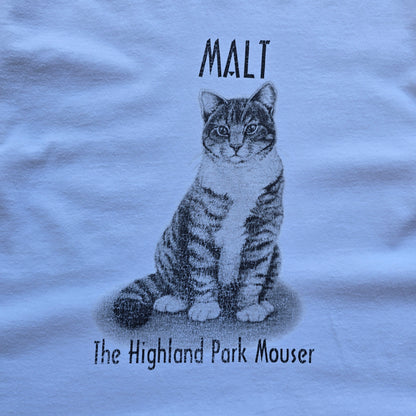 Vintage 90's Malt The Highland Park Mouser Cat Tee - M