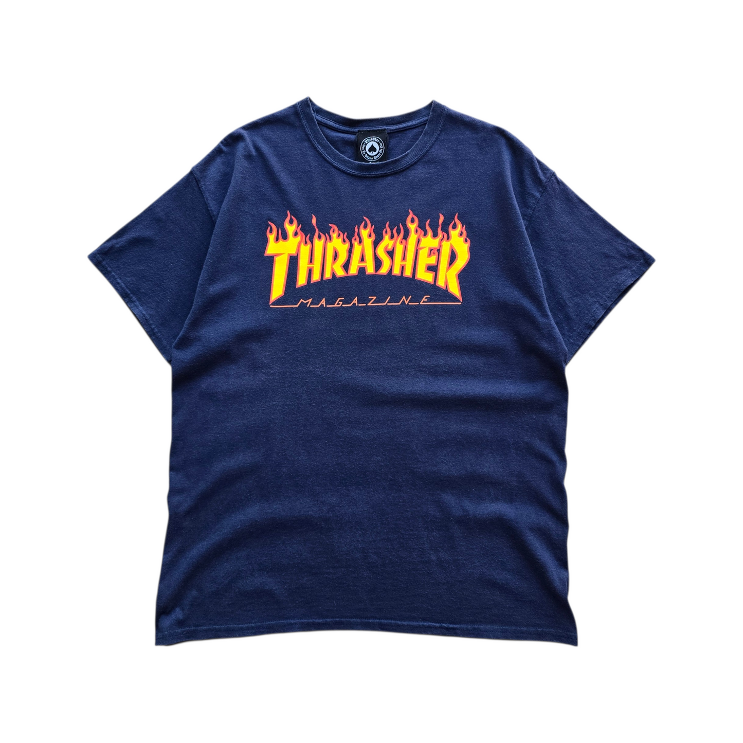 Thrasher Flames Logo Tee - L