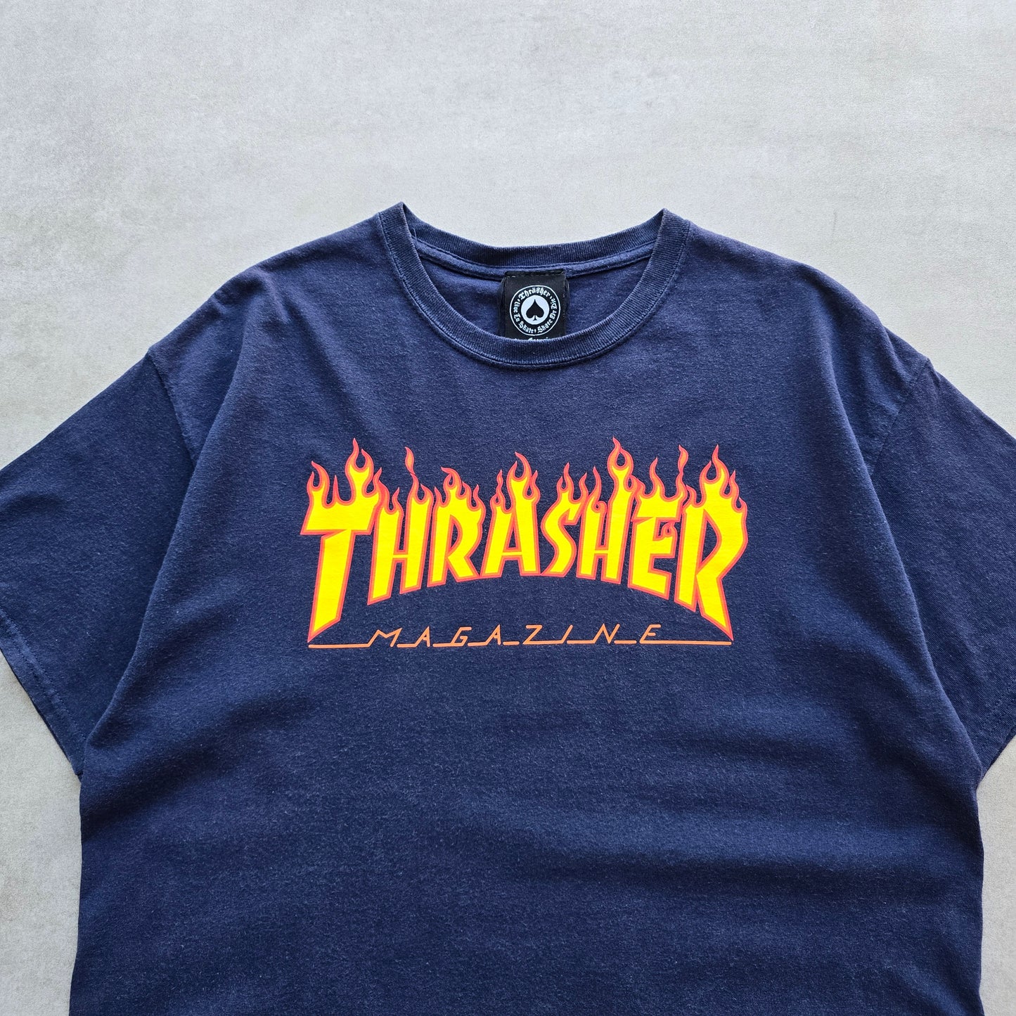 Thrasher Flames Logo Tee - L
