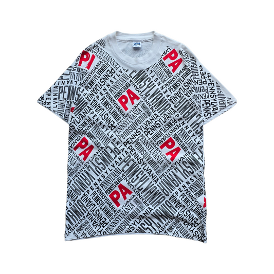 Vintage 90's Pennsylvania AOP Tee - S/M