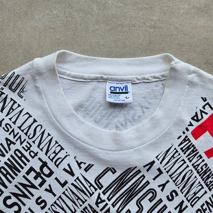Vintage 90's Pennsylvania AOP Tee - S/M