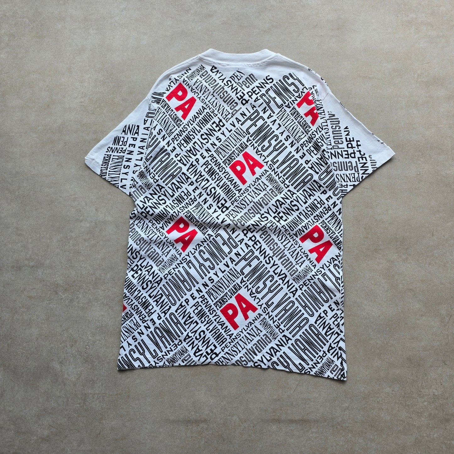Vintage 90's Pennsylvania AOP Tee - S/M