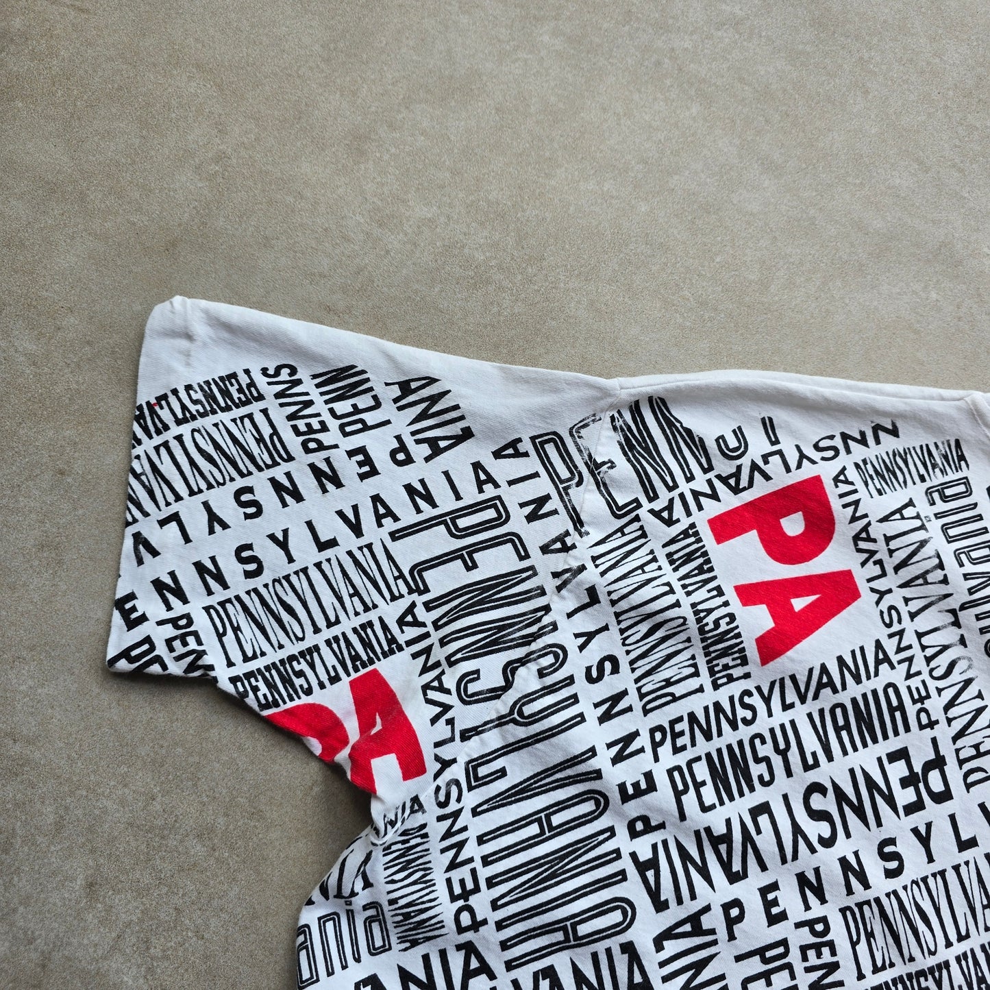 Vintage 90's Pennsylvania AOP Tee - S/M