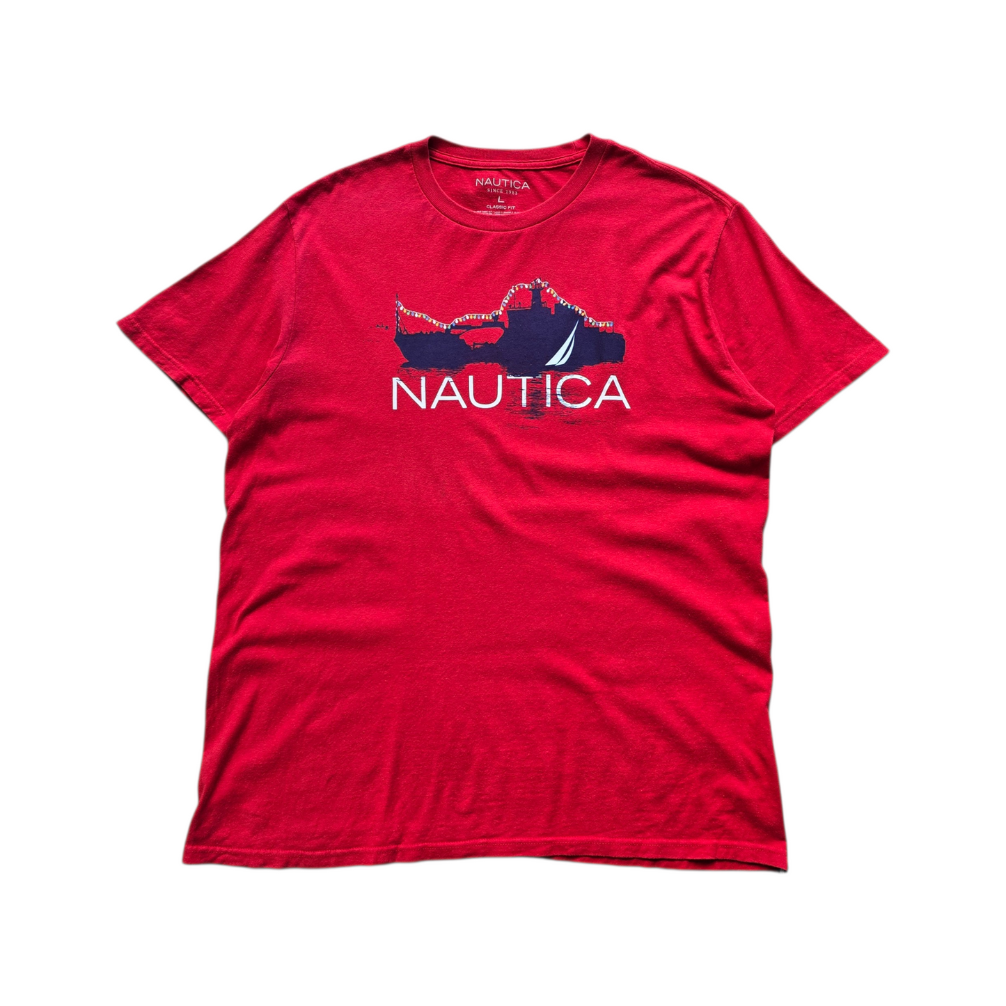 Nautica Boat Graphic Tee - L