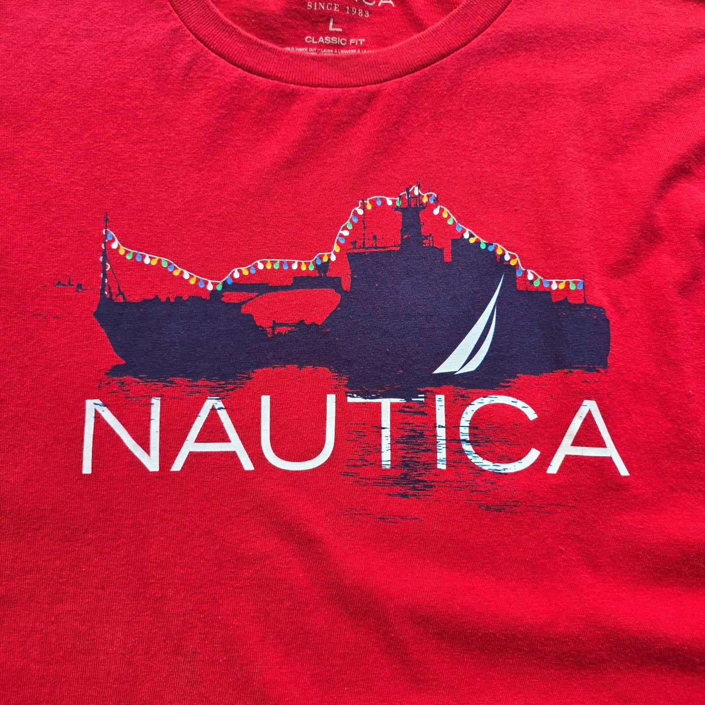 Nautica Boat Graphic Tee - L
