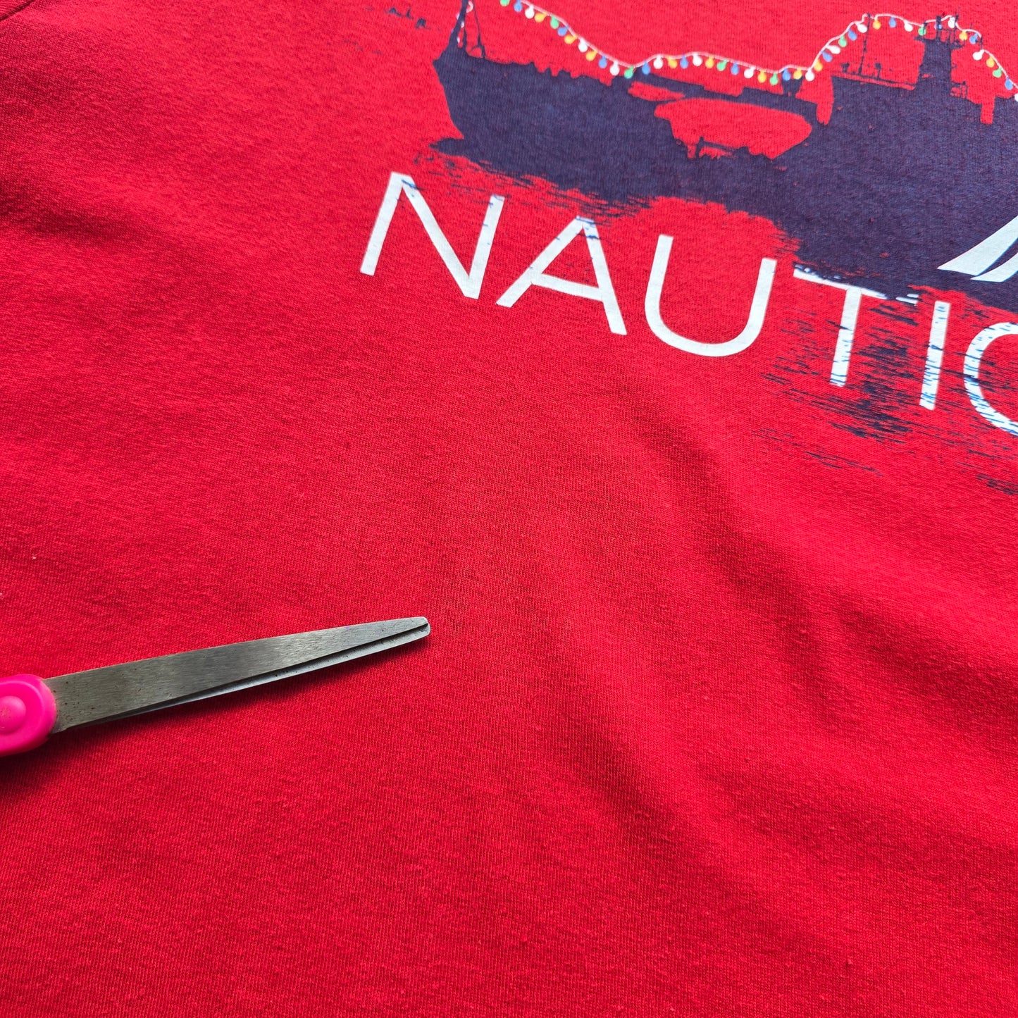 Nautica Boat Graphic Tee - L