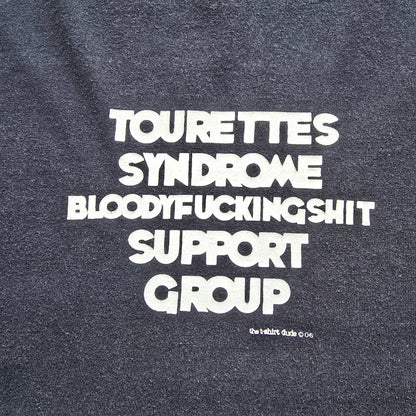 Vintage 2000's Tourettes Support Group Tee - L