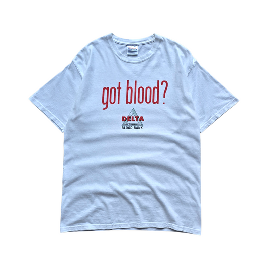 Vintage Got Blood? Delta Community Bank Tee - M